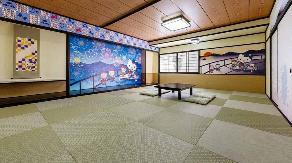 ハローキティルーム　和・HANABI｜グランドメルキュール別府湾リゾート＆スパ