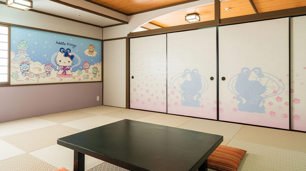 ハローキティルーム　和・TENNYO｜グランドメルキュール別府湾リゾート＆スパ